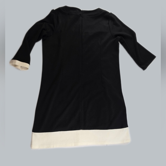 CYC 60s Retro Black And White mini  Dress. Fall/Winter. Lg - Picture 6 of 10